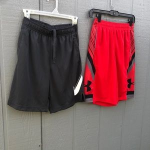 Nike & under armour shorts boys large